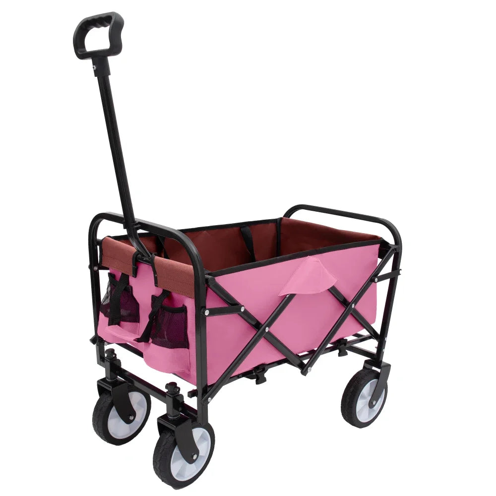 Foldable Utility Wagon with Strap