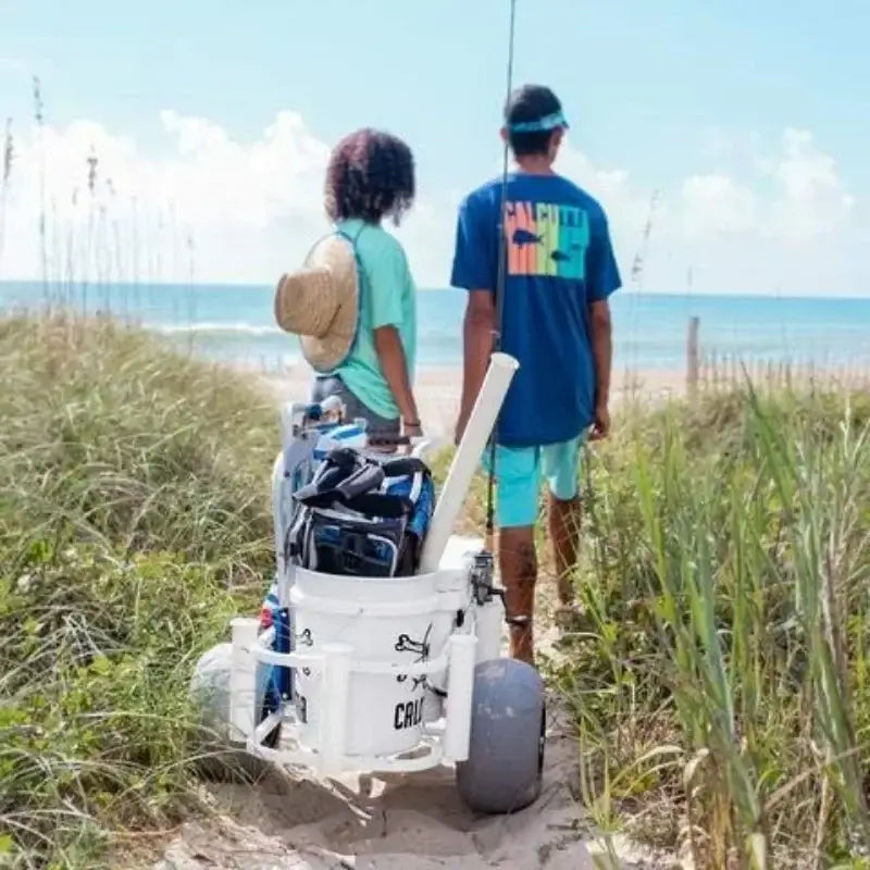 Balloon Tire Fishing and Beach Cart. - 125lbs capacity