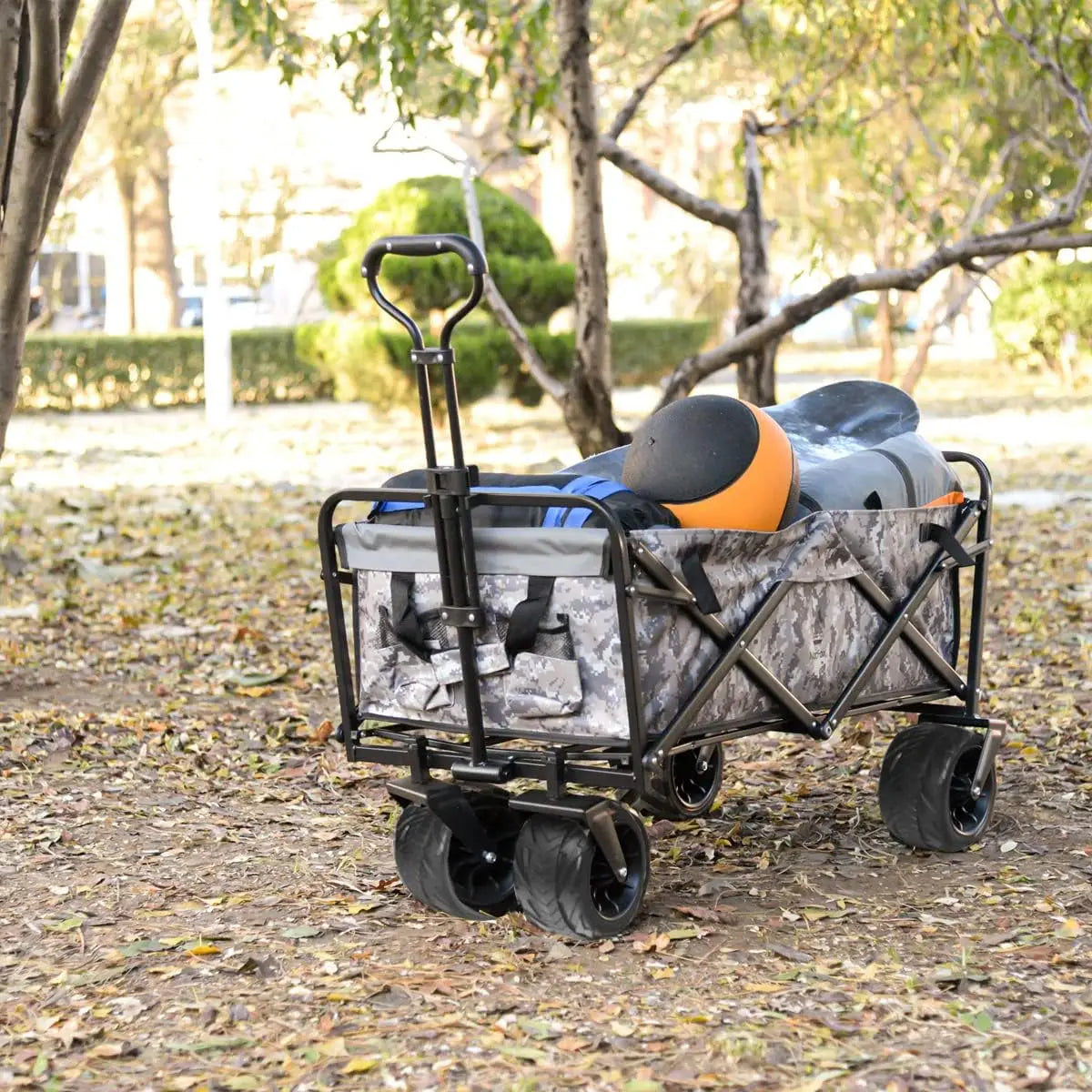 Heavy Duty Collapsible Wagon Big Wheels, All Terrain