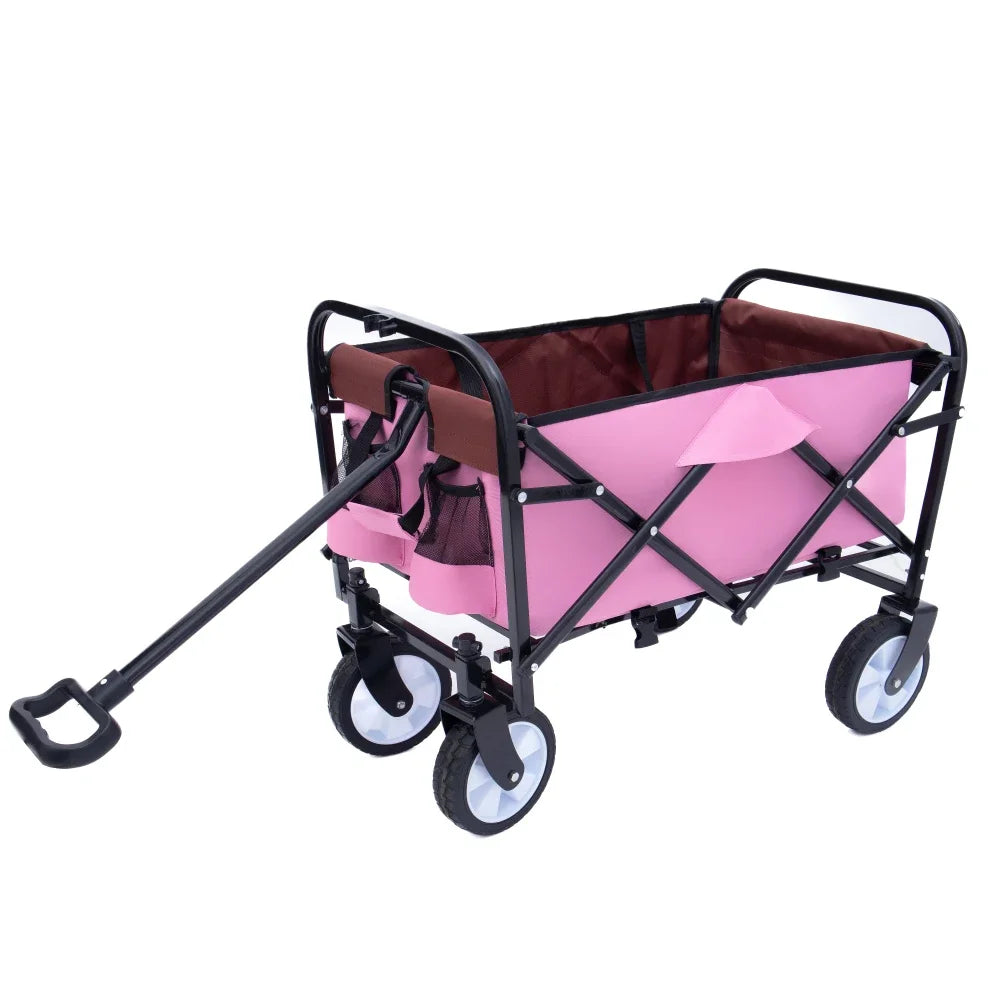 Foldable Utility Wagon with Strap