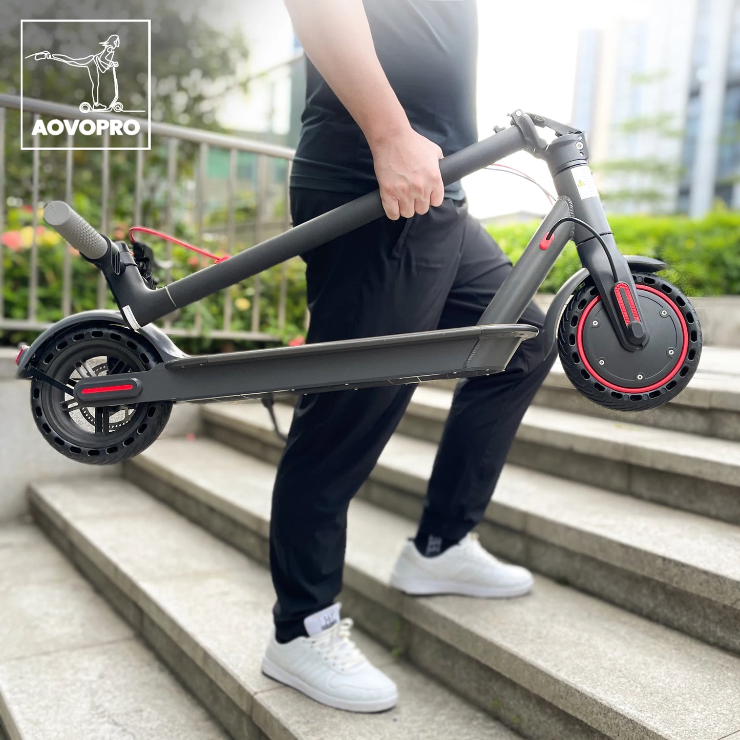 ES80 350W Foldable Electric Scooter for Adult, 10.5Ah 19mph Max Speed, Smart APP Control