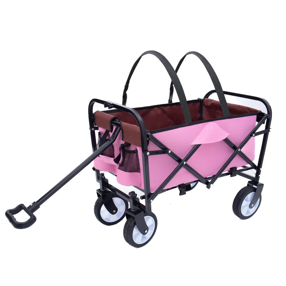 Foldable Utility Wagon with Strap