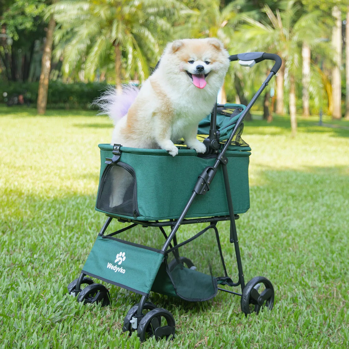 Luxury Detachable Pet Stroller – Easy Assembly & Setup
