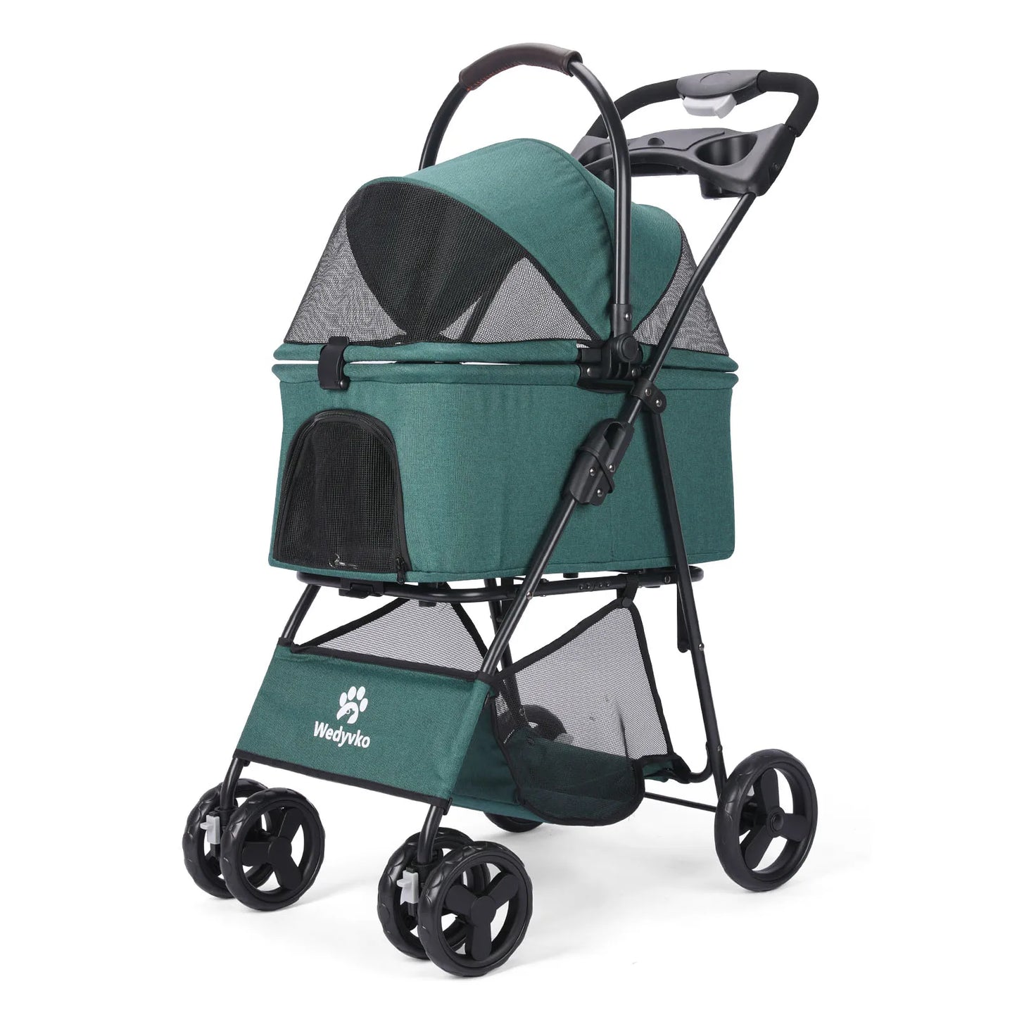 Luxury Detachable Pet Stroller – Easy Assembly & Setup