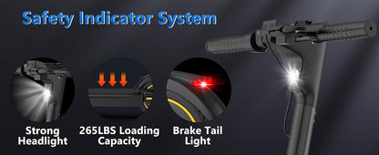 Adult Folding Electric Scooter, 22MPH Max Speed, 500W 14.5AH, 28 Miles Long Range, Dual Shock Absorber