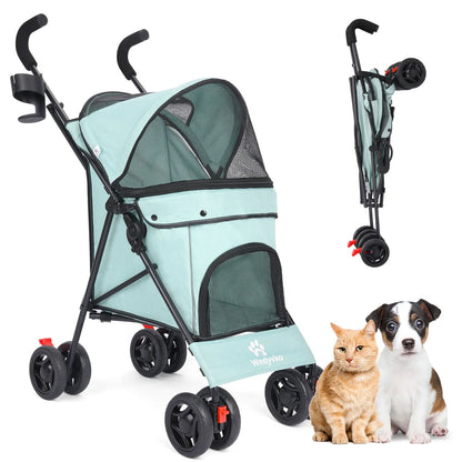 Pet Stroller - Foldable and Lightweight