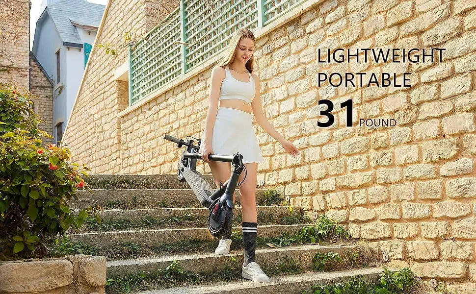 G5.0 Adult Foldable Electric Scooter, 36V 10.5AH 21Miles Long Range 19Mph 350 Motor