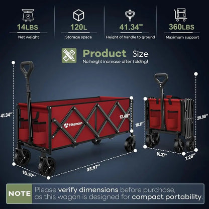 Extra Long Collapsible Wagons
