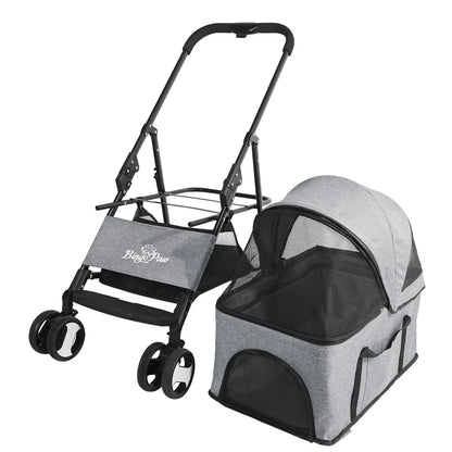 Pet Stroller Foldable Travel Carrier