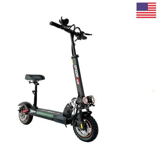 800W Powerful Electric Kick Scooter Anti-skid Off Road Tire 45KM/H  55km Range