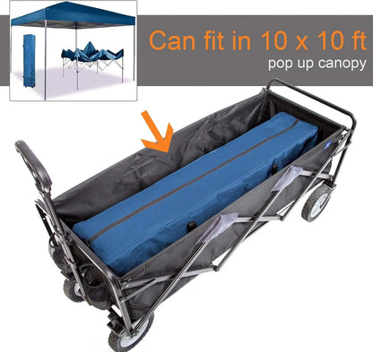 WTCX-100 Mac Sports Extended Wagon Bag & Storage, Long, Black