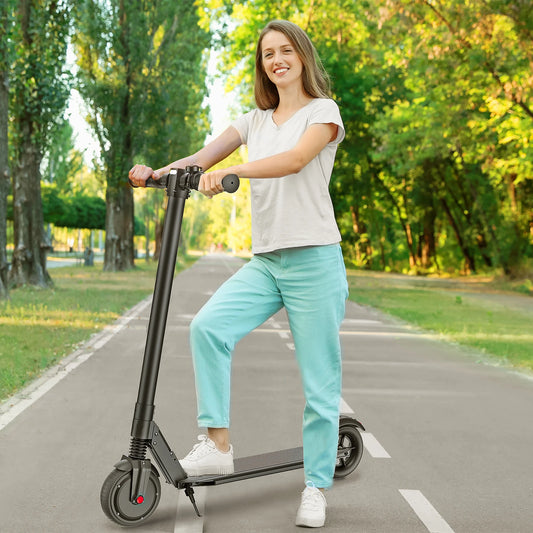 Adults Foldable Commuter E-Scooter With Cruise Control, Dual Braking System, Shock Absorption