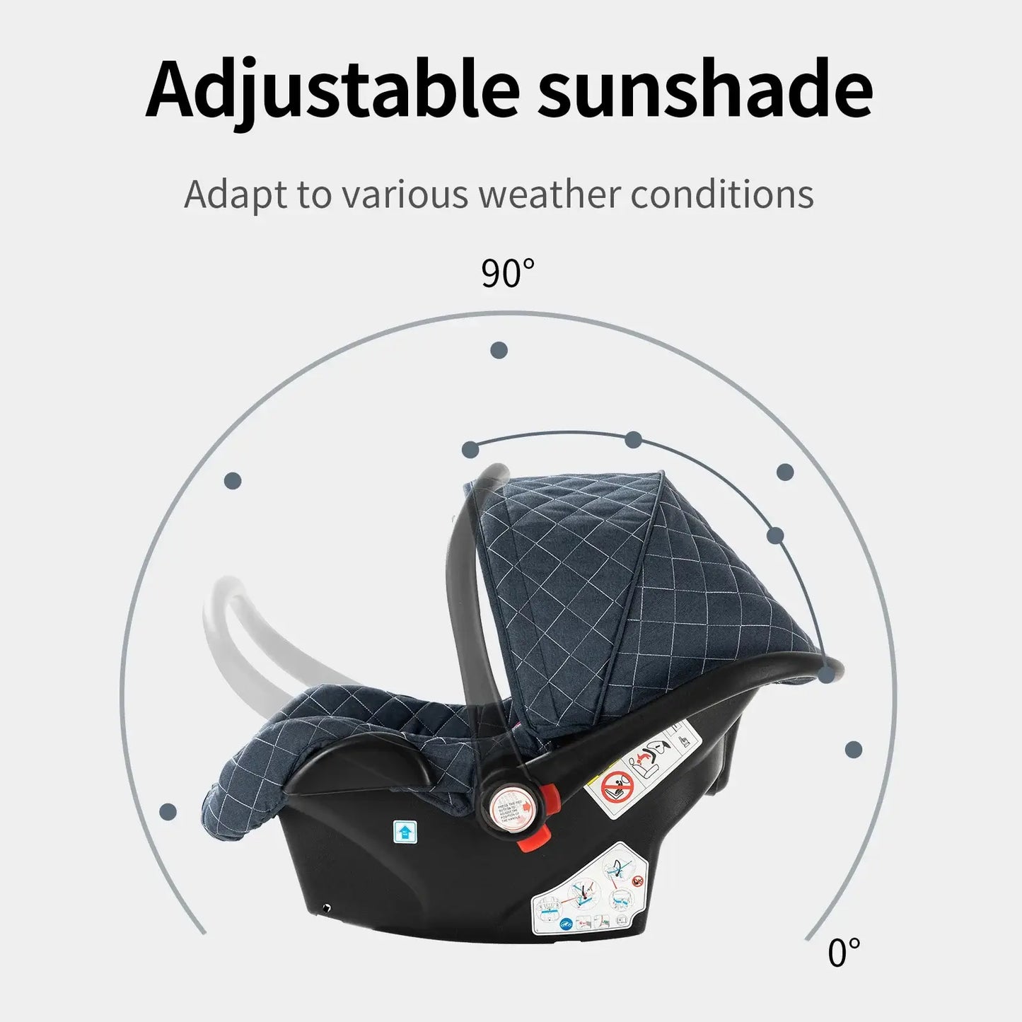 3-in-1 Lightweight Stroller - Carriage, Bassinet