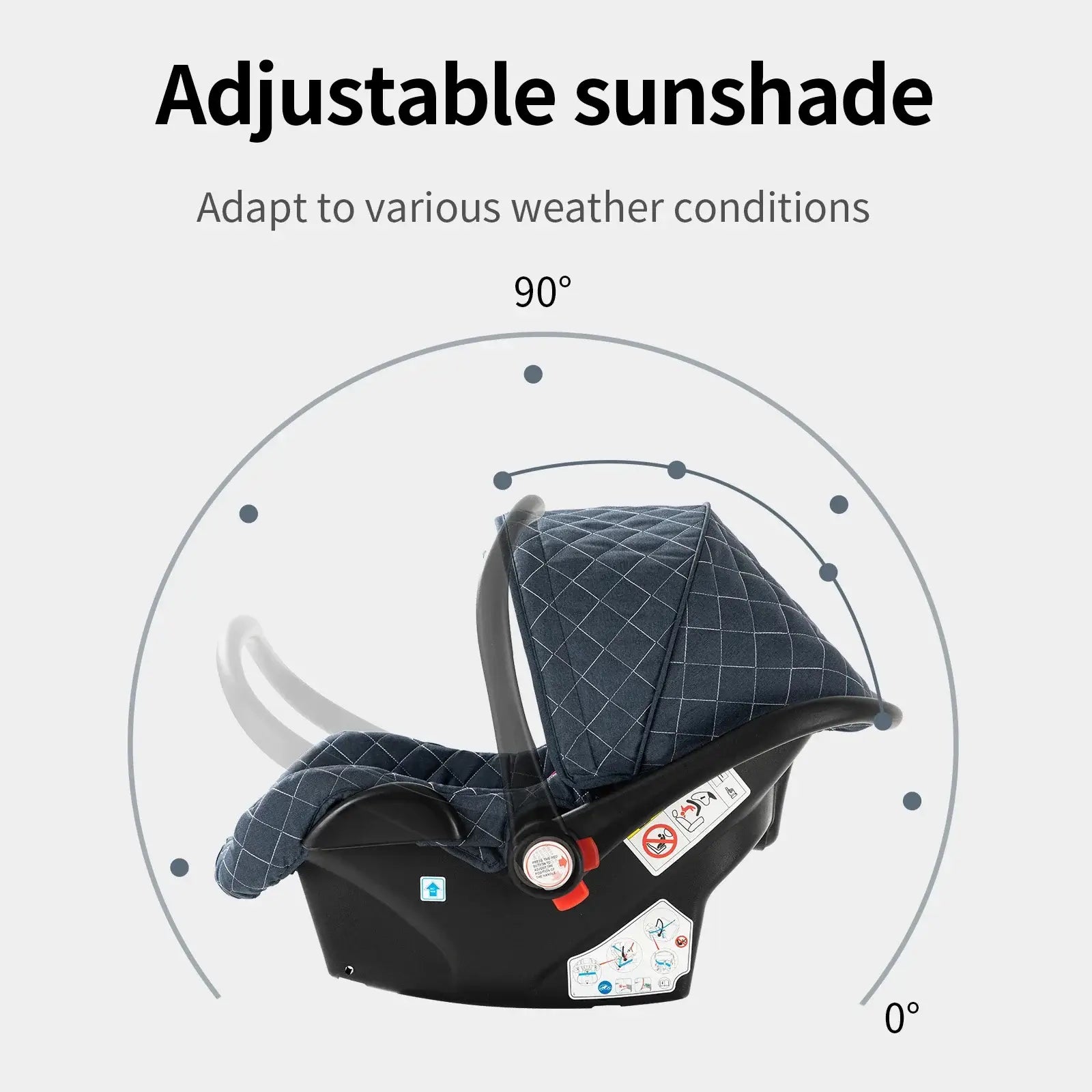3-in-1 Lightweight Stroller - Carriage, Bassinet