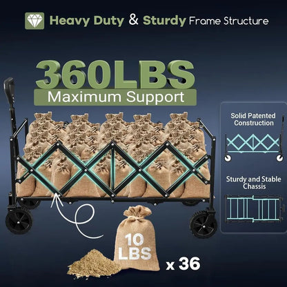 Extra Long Collapsible Wagons