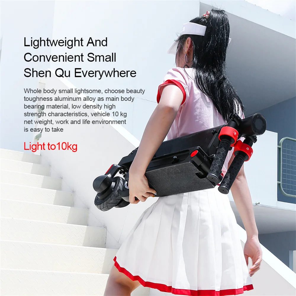 HX 7.5AH Adult Foldable Electric Scooter, 350W 25KM/H, Kick Scooter 5.5 Inch, APP Smart