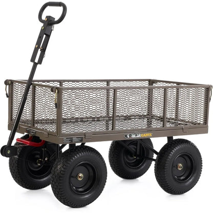 Gorilla Cart w/Removable Side Panels, 1200 lb Capacity