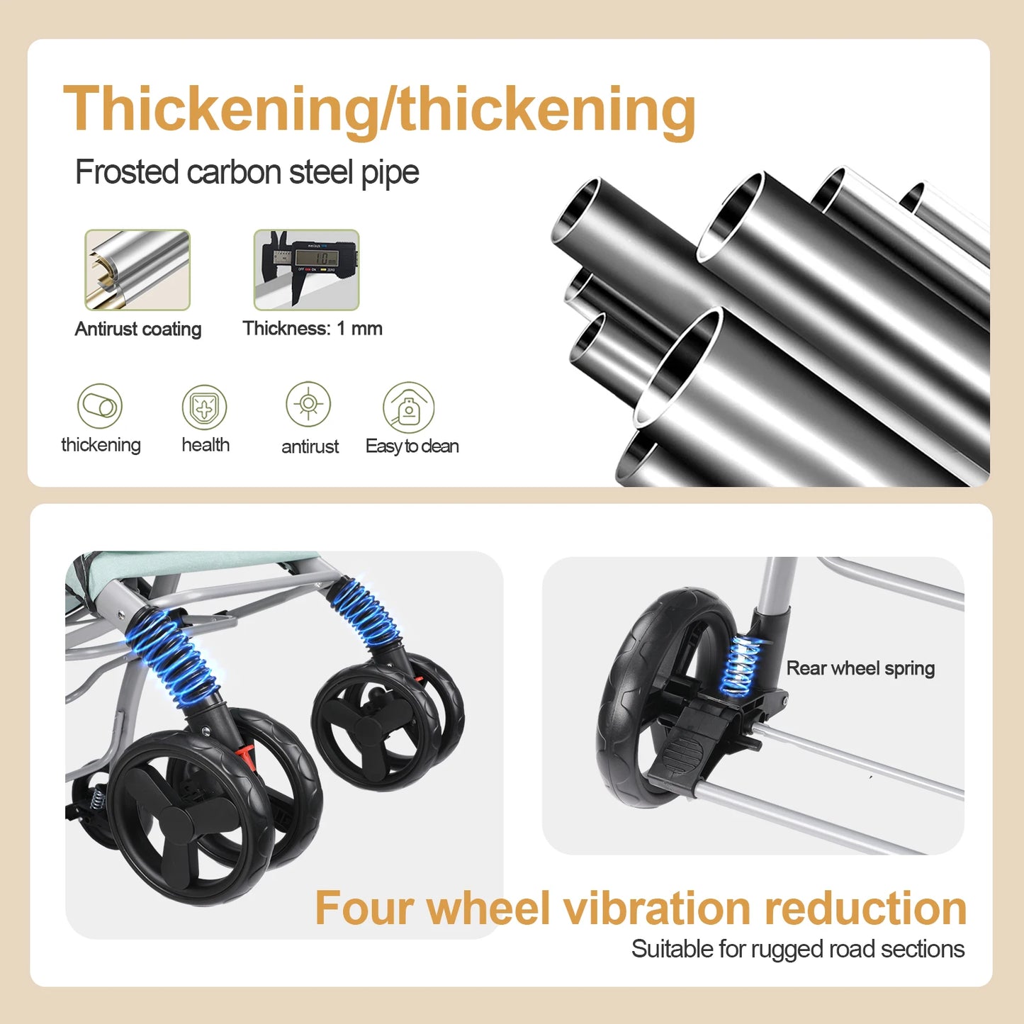 Executive Pet Stroller - Foldable