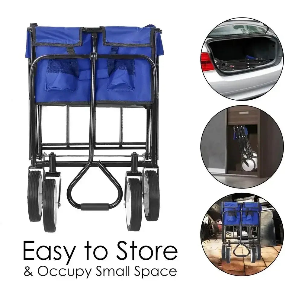 Outdoor Garden Utility Wagon Cart