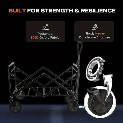 Foldable Wagon, 220/330/450LB Heavy Duty