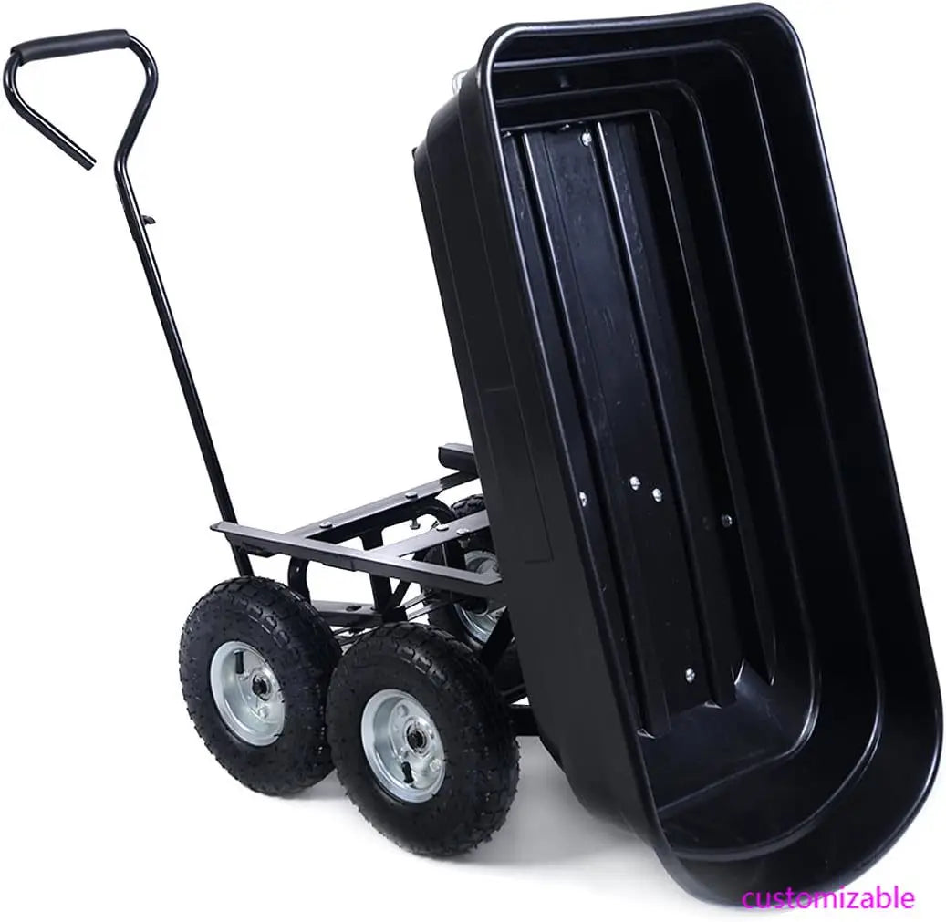 Garden Dump Cart - 650LB Heavy Duty