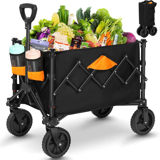 Collapsible Wagon with All Terrain Wheels 