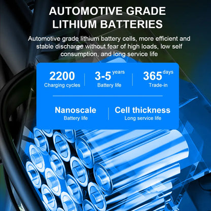 800W Powerful Electric Kick Scooter Anti-skid Off Road Tire 45KM/H  55km Range