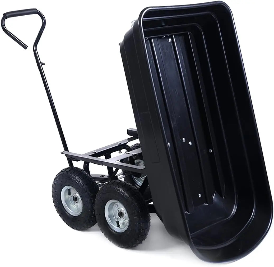 Garden Dump Cart - 650LB Heavy Duty