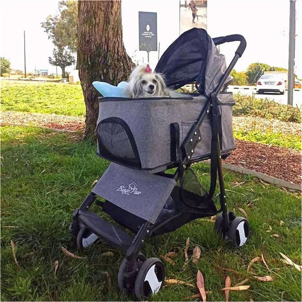 Pet Stroller Foldable Travel Carrier