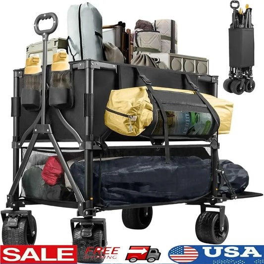 Double Decker Wagon 600lbs Capacity - All Terrain