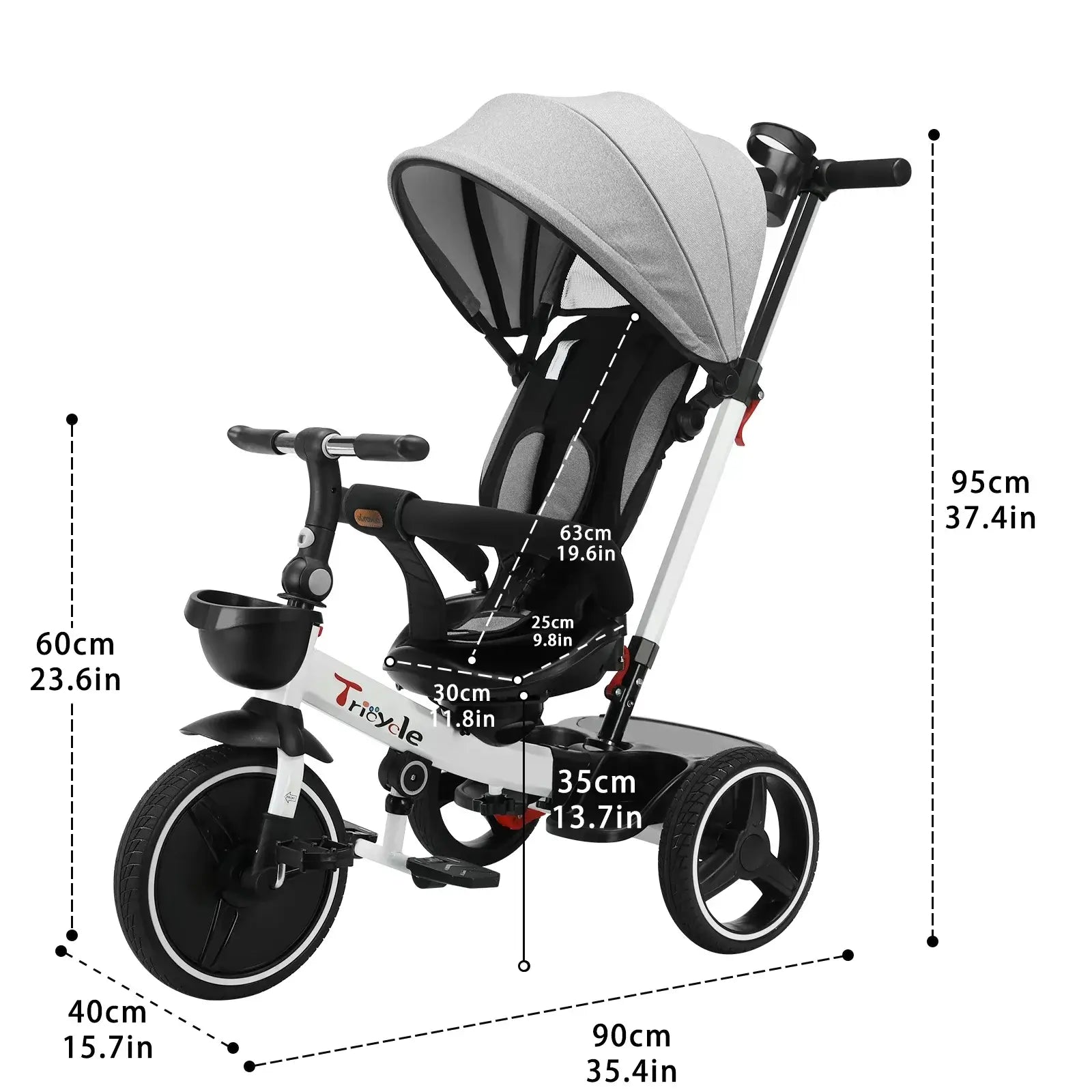 Baby Stroller and Trike -Foldable 5-in-1