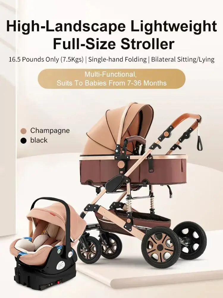 3-in-1 Baby Stroller Travel System