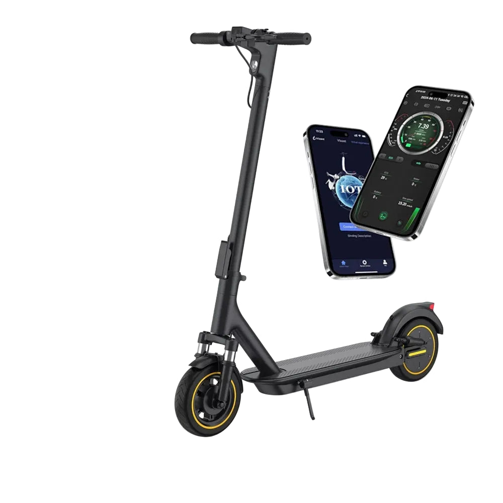 Adult Folding Electric Scooter, 22MPH Max Speed, 500W 14.5AH, 28 Miles Long Range, Dual Shock Absorber
