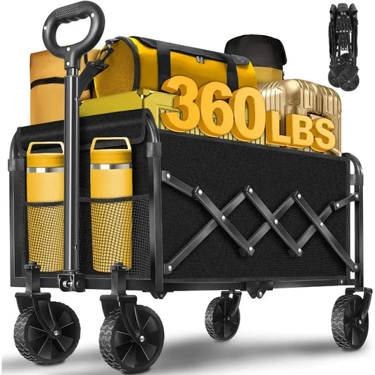 Foldable Utility Wagon - Heavy Duty