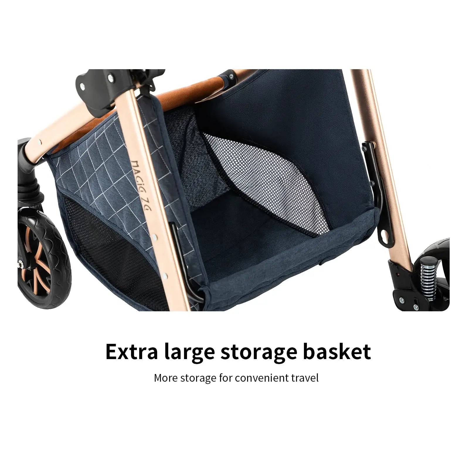 3-in-1 Lightweight Stroller - Carriage, Bassinet