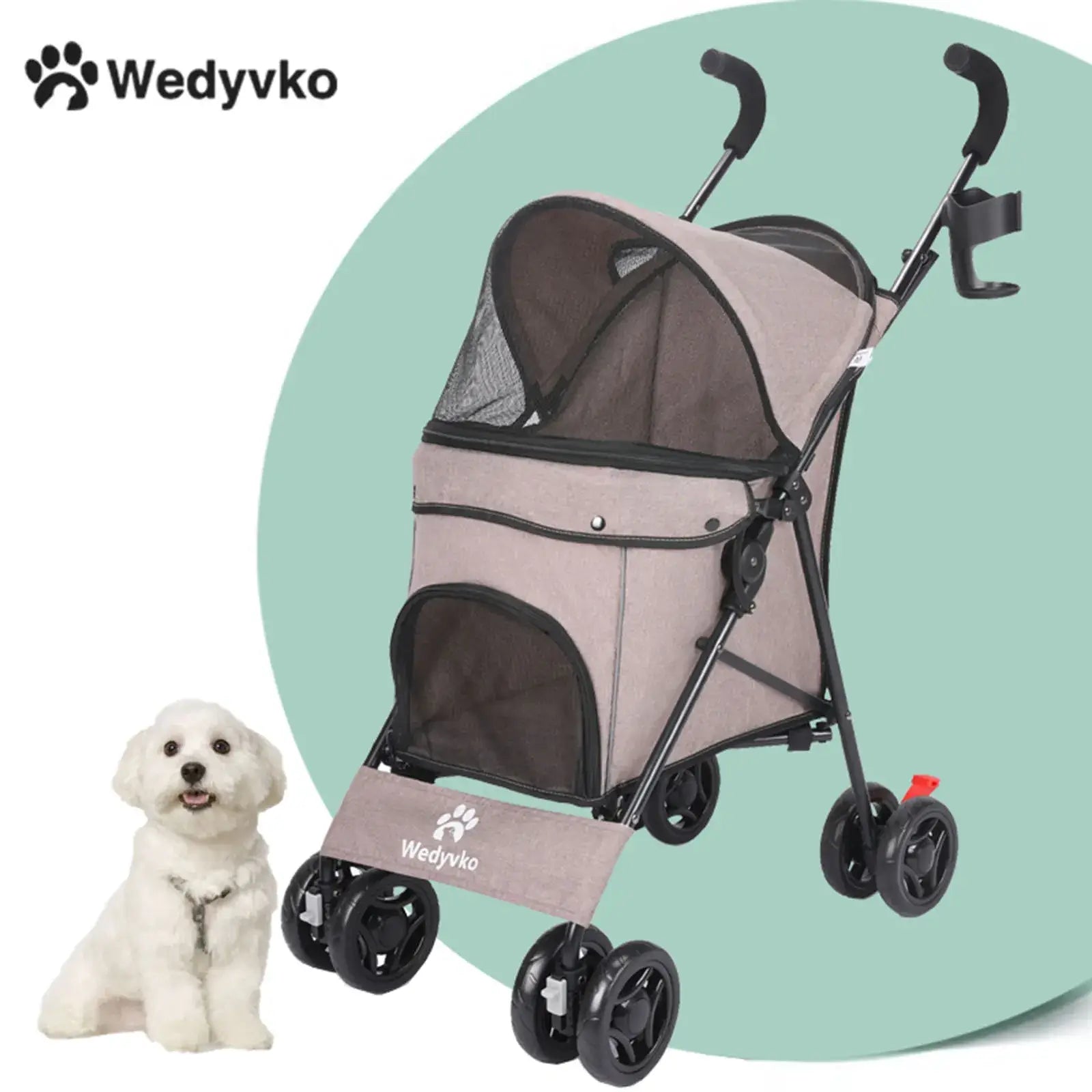 Lightweight Pet Stroller - Foldable