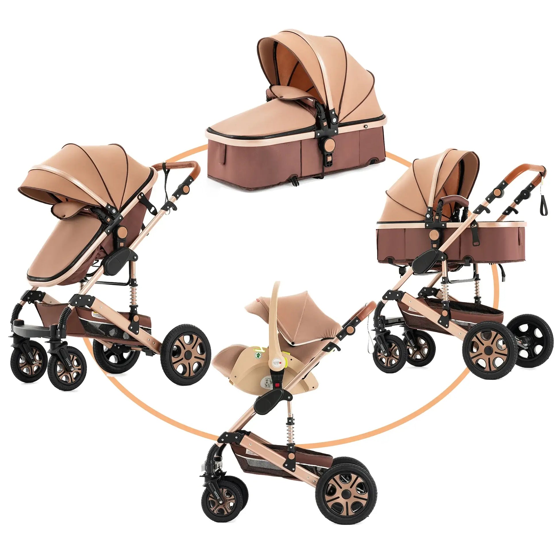 3-in-1 Baby Stroller Travel System