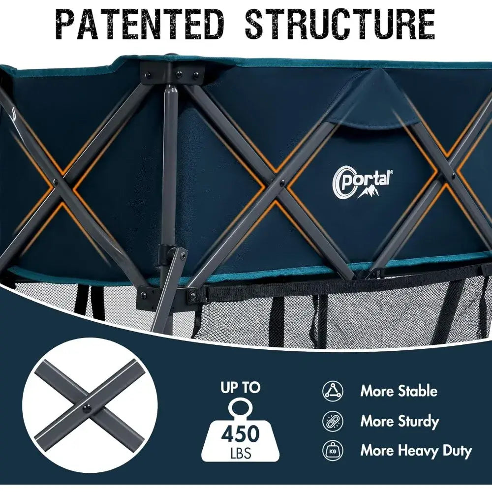 Double Decker Wagon with Tailgate - Heavy Duty Collapsible