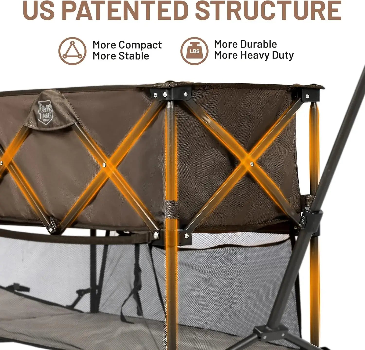 400L Large Capacity Folding Double Decker Wagon with Brakes, 54" Extra Long Extender Wagon Cart, 450lbs Heavy Duty Collapsible Cart - heavy duty