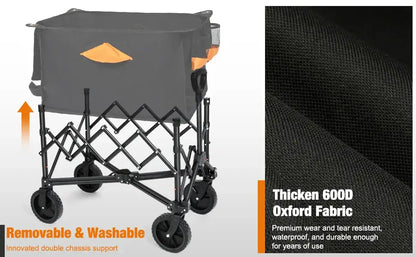 Collapsible Wagon with All Terrain Wheels 