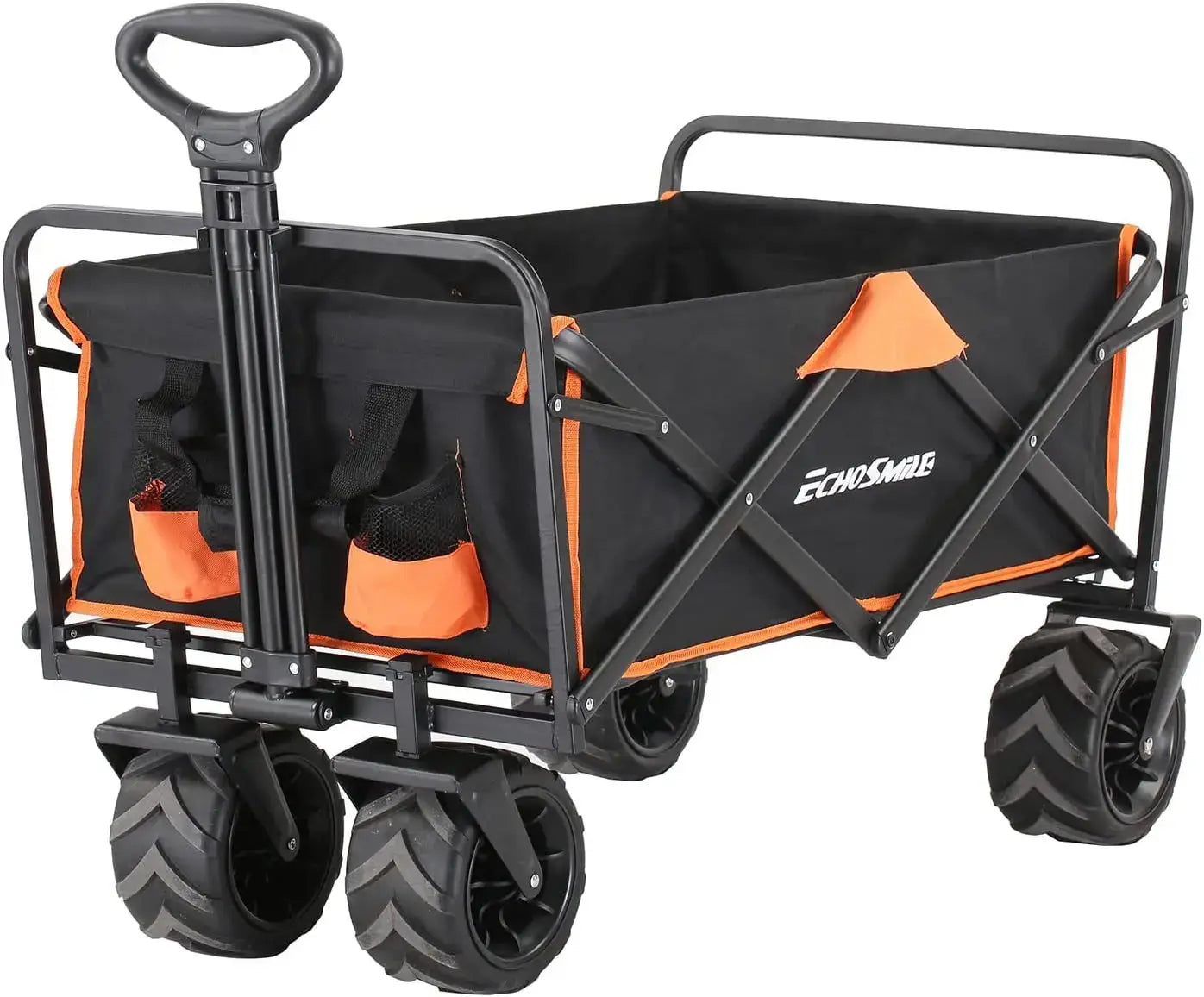 Heavy Duty Foldable Wagon - 350lbs, All-Terrain Wheels