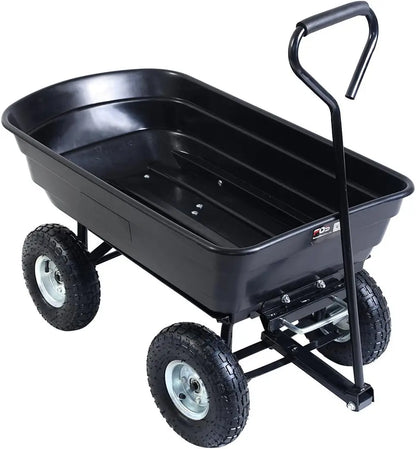 Garden Dump Cart - 650LB Heavy Duty