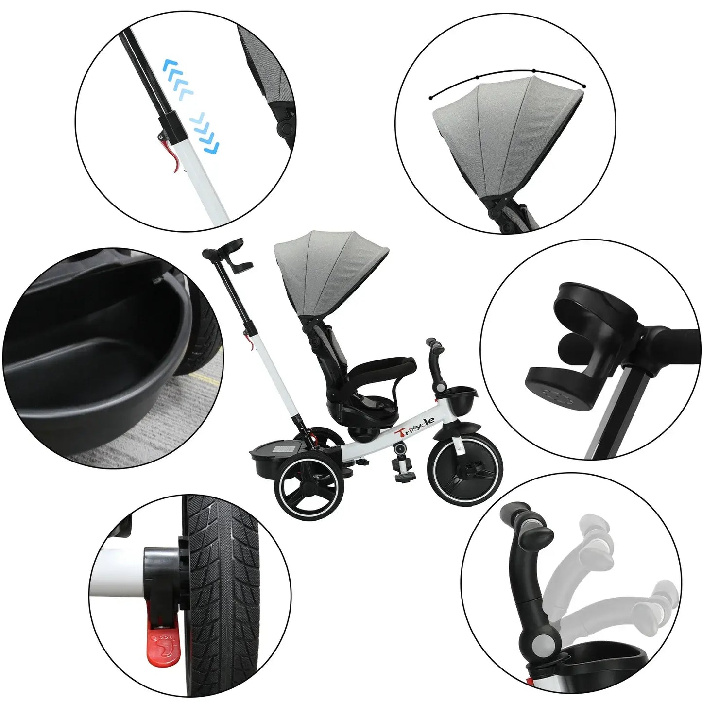 Baby Stroller and Trike - Foldable 5-in-1