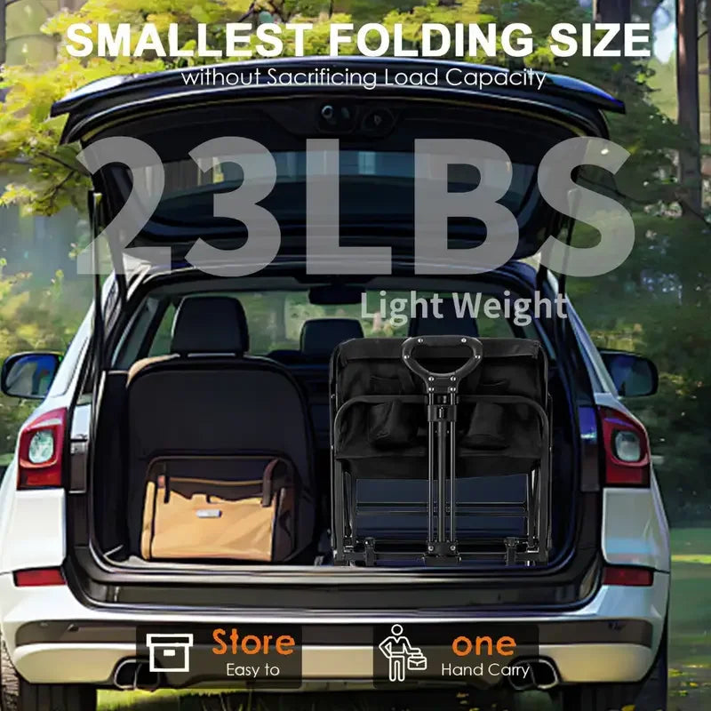 Foldable Wagon, 220/330/450LB Heavy Duty