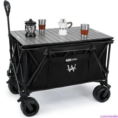 Collapsible Beach Wagon with 440Lbs Capacity