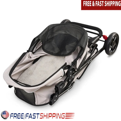 Portable Pet Stroller - Lightweight Foldable