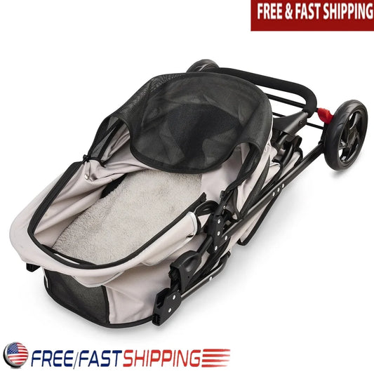 Portable Pet Stroller - Lightweight Foldable