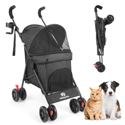 Pet Stroller - Foldable and Lightweight