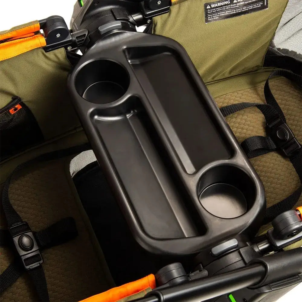Pivot Xplore All-Terrain Stroller Wagon (Ranger Green) - with snack tray