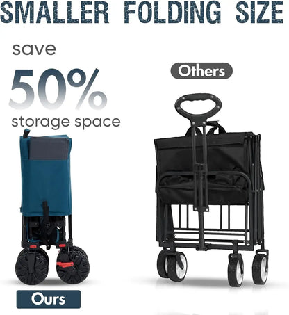 Collapsible Double Decker Wagon - Large Capacity
